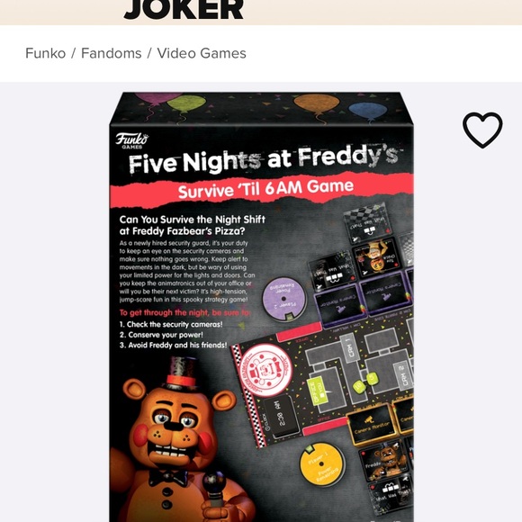 FIVE NIGHTS AT FREDDY'S
SURVIVE TIL 6AM GAME - Picture 3 of 13